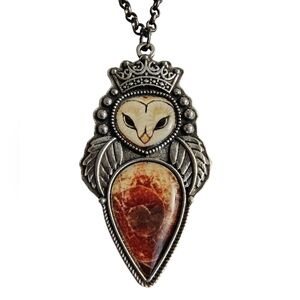Owl Queen Pendant Necklace